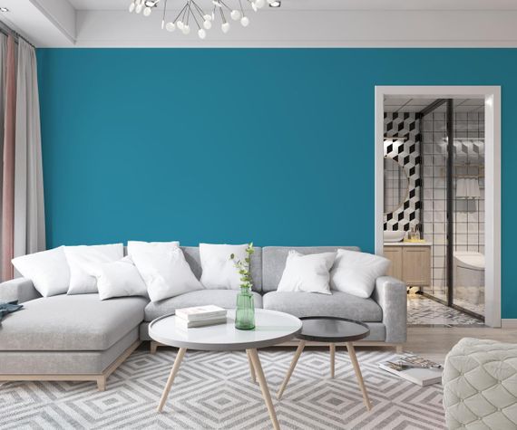 Краска Интерьерная Латексная Skyline 3040-B10G Морская волна 10л | Зображення 2