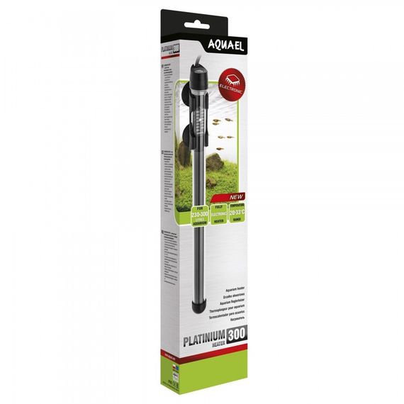 Обігрівач Aquael Platinum Heater 300 для акваріума з електронним термостатом 250-300 л 300 Вт 36,0см