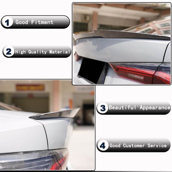 Спойлер в стиле M4 (для G26) для BMW 4 серия G22/23/26 2020- гг | Зображення 2