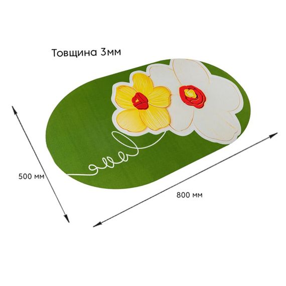 Вологопоглинаючий килимок 50*80CM*3MM (D) SW-00002547 | Зображення 2