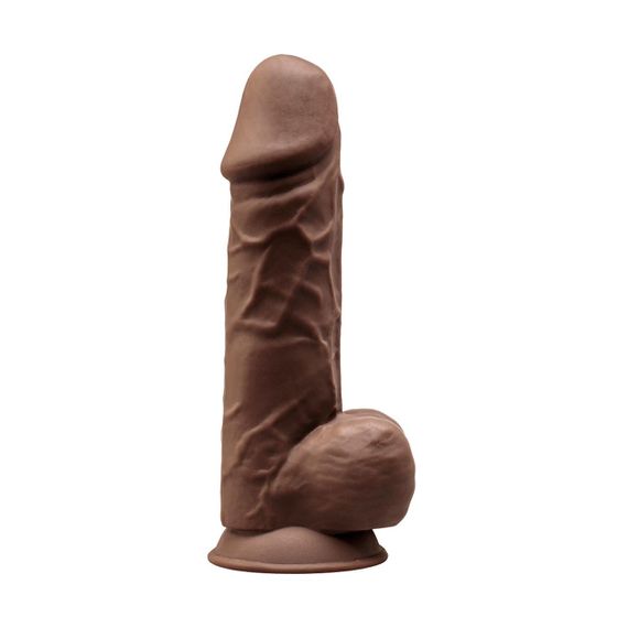 Фаллоимитатор SilexD Norman Brown (MODEL 4 size 8.5in), двухслойный, силикон+Silexpan, диаметр 5см Sex Aura | Зображення 1