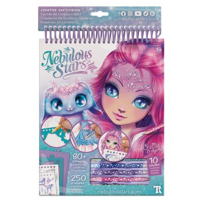 Набор для творчества Nebulous Stars Скетчбук Кристалія. Мотиви самоцвітів (11140) | Зображення 1