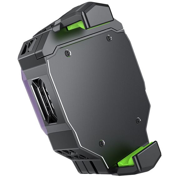 Охлаждающий кулер для мобильного телефона Hoco GM26 Ambitious Black purple | Зображення 2