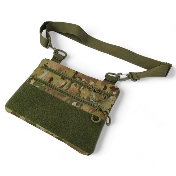 Нагрудная сумка тактическая тканевая, Рюкзак ВСУ, Сумка ВСУ, Армейская сумка через плечо | Зображення 4