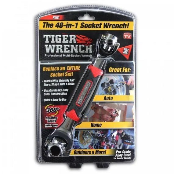 Універсальний багатофункціональний гайковий ключ Universal Tiger Wrench 48 в 1 | Зображення 7