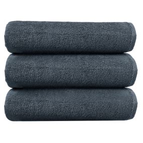 Полотенце махровое с петелькой SoundSleep Delicat 70х140 см 500 гм2 темно-серое (94313314)