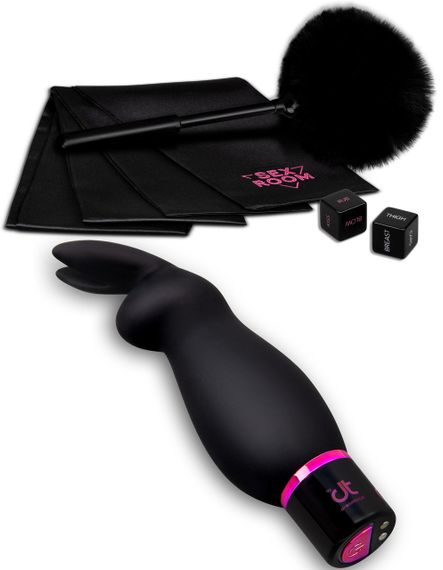 Набор девайсов для секса Dream Toys Sex Room Raunchy, 6 предметов, черный/розовый Sex Aura | Зображення 1