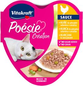 Вологий корм для котів з куркою Vitakraft Poesie Creation Chicken, 85 гр