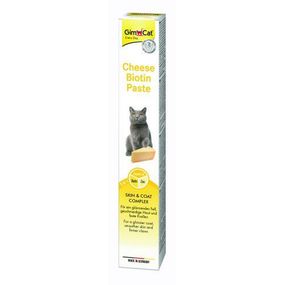 Паста для кішок GimCat Cheese Biotin Paste сирна з біотином, 100 г