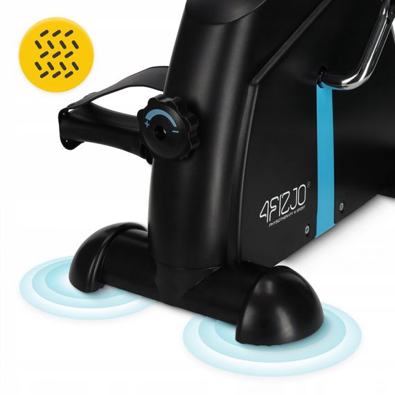 Міні велотренажер 4FIZJO Evo 2 в 1 для рук та ніг MBIKE01 Black/Blue (P-5905973401692) | Зображення 1