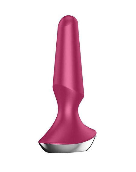 Анальна смарт-вібропробка Satisfyer Plug-ilicious 2, Червоний | Зображення 2