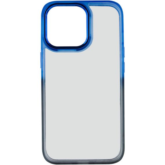 Чохол TPU+PC Fresh sip series для Apple iPhone 13 Pro (6.1") Чорний / Синій | Зображення 1