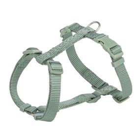 Шлея Trixie Premium H-harness для собак S–M 42–60 см 15 мм світло-зелена