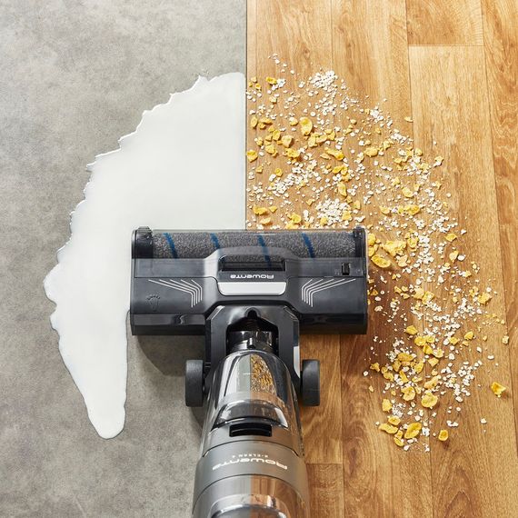 Пилосос Rowenta безпровідний миючий X-Clean 4, 200Вт, конт пил -0.45л, конт для води-0.73л, автон. робота до 50хв, вага-5.4кг, НЕРА, чорний (GZ5035WO) | Зображення 2