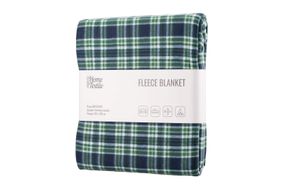 Плед Ardesto Fleece, 160х200 см, клітинка зелена (ART0702PB)