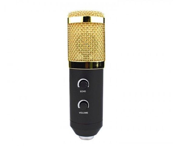 Конденсаторний студійний мікрофон VGS M-800U PRO-MIC зі стійкою та вітрозахистом ∙ Професійний мікрофон для домашнього та | Зображення 1