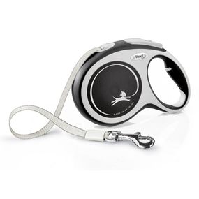 Рулетка Flexi New Comfort L, лента 8 м, черный