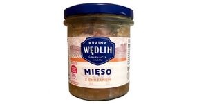 Мясная консерва тушонка свинная Kraina Wedlin, 280г (Польша), без консервантов