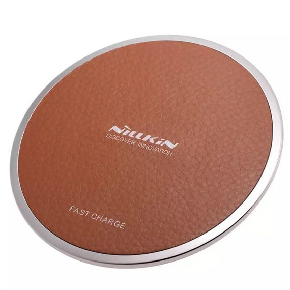 БЗУ Nillkin Magic Disk 3 Fast Wireles Charger 10W (MC014) Brown | Зображення 3