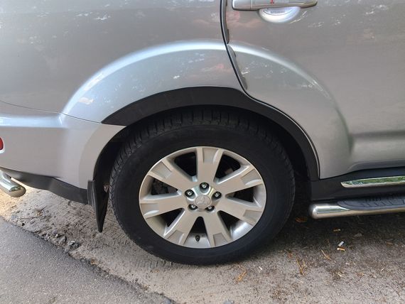 Накладки на арки (4 шт, чорні) для Mitsubishi Outlander 2006-2012рр | Зображення 2