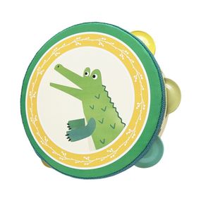 Деревянная игрушка Бубен "Крокодил" MD 0367-57 диаметр 15 см