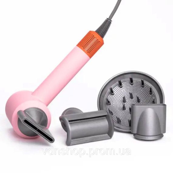 Фен стайлер для волосся 5 в 1 Supersonic Premium 1600 Вт 5 насадок 3 режими швидкості Рожевий PH770PBL | Зображення 1