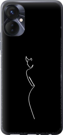 Чехол на Tecno Spark 9 Pro Силуэт1 "4590u-2832-17620"