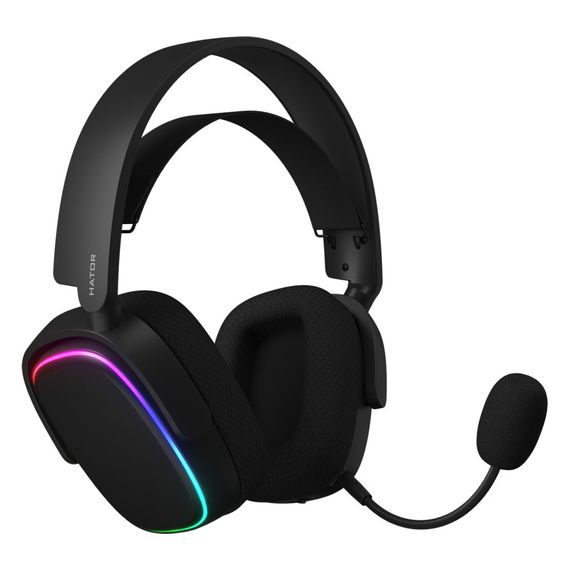Навушники Hator Phoenix 7.1 RGB + Stellar Pro Black (НТR-001) | Зображення 1