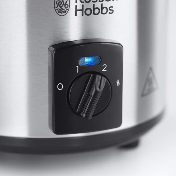 Медленноварка Russell Hobbs 25570-56 Compact Home, 145Вт, 2л, нержавеющая сталь (25570-56) | Зображення 1