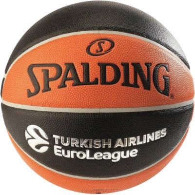 Мяч баскетбольный Spalding Euroleague TF-1000 Legacy чорний, помаранчевий Уні 7 84004Z (689344410999)