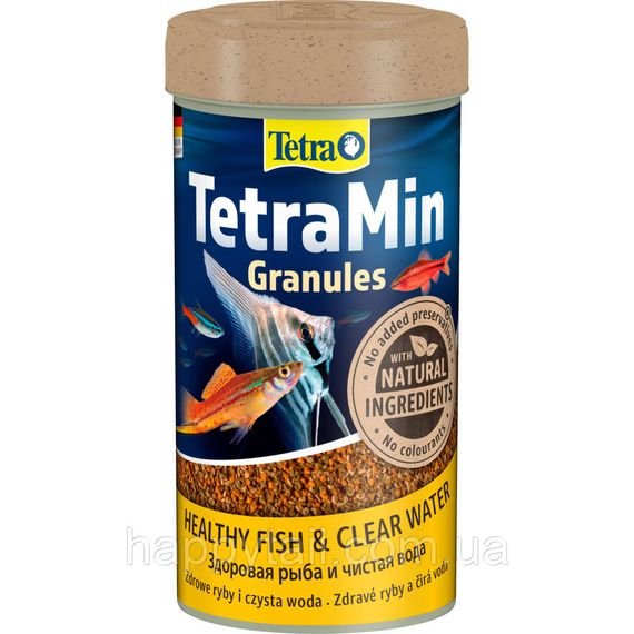 Корм TetraMin Granules 250 мл (100 г) — Дрібні гранули для всіх видів риб | Зображення 2
