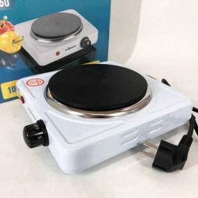 Плитка электрическая SeaBreeze SB-060 1000Вт 1 конфорка 16см диск Белая