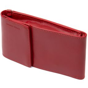 Сумка Grande Pelle Из натуральной кожи Красная (11441)