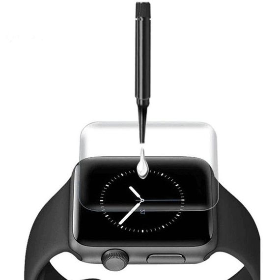 Захисне 3D скло Mocolo з УФ лампою для Apple Watch Series 7/8 (41mm) | Зображення 1