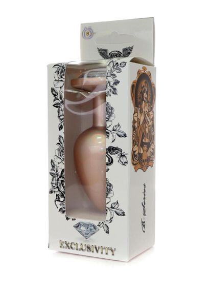 Анальна пробка - Jewellery Pearl Gold Plug Clear L Sex Aura | Зображення 6