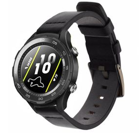 Шкіряний ремінець Primo Classic для годинника Huawei Watch 2 - Black
