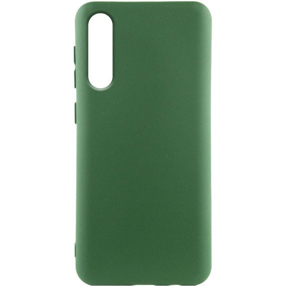 Чехол TPU GETMAN Liquid Silk для Samsung Galaxy A50 (A505F) / A50s / A30s Зеленый / Dark green