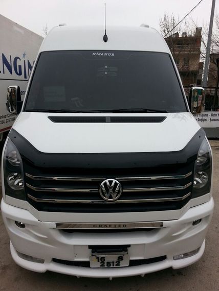 Дефлектор капота 2006-2024, 2011-2024 (EuroCap) для Volkswagen Crafter 2006-2017рр | Зображення 8