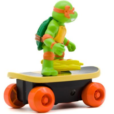 Игровой набор Funrise TMNT Черепашки-ниндзя классические Скейтбордист с лаунчером Микеланджело (71041) | Зображення 1