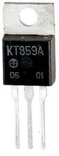 КТ859А транзистор NPN (4 А 800 В) 40 W (ТО220) | Зображення 1
