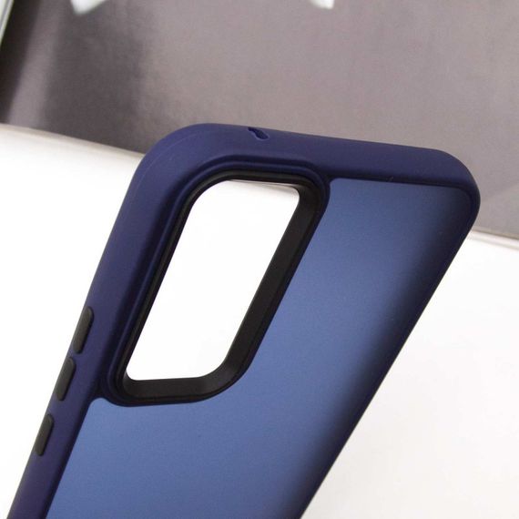 Чохол TPU+PC Lyon Frosted для Samsung Galaxy S24+ Navy Blue | Зображення 3