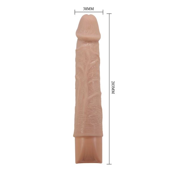 Реалістичний вібратор, що перезаряджається Pretty Love - Leander Realistic Vibrating Dildo, BW-500080 Sex Aura | Зображення 7