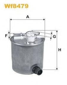 Фільтр палив.Nissan Qashqai WIX FILTERS WF8479 на NISSAN X-TRAIL (T31)