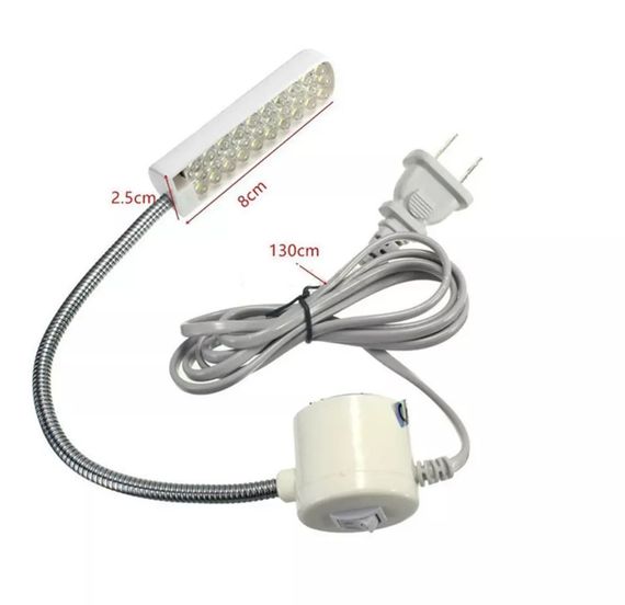 Светильник - лампа Hotfox H-30A, 1.5W, для швейных машин 30 светодиодов (220V) на магните (6388) | Зображення 2