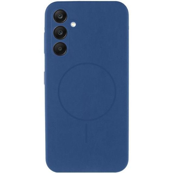 Чохол Silicone Cover Lakshmi Full Camera (AA) with MagFit для Samsung Galaxy S25+ Синій / Navy blue