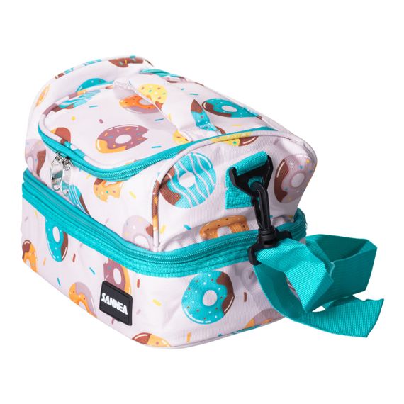 Ланч бег 25×15×15 (см) сумка для їжі в школу термосумка 7 (л) дитяча для ланчу, пікніка Рожевий HP-14-11 | Зображення 3