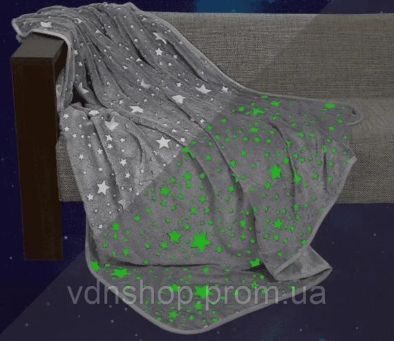 Детский плед-покрывало светящийся в темноте Magic Blanket | Зображення 3