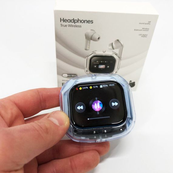 Беспроводные наушники с быстрой зарядкой, Bluetooth беспроводные наушники для спорта с влагозащитой EJ-62 | Зображення 4