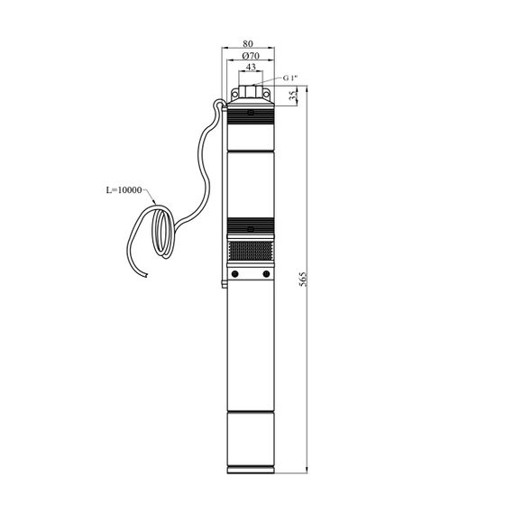 Насос глибинний Forwater 3QGDa370-80 | Зображення 1