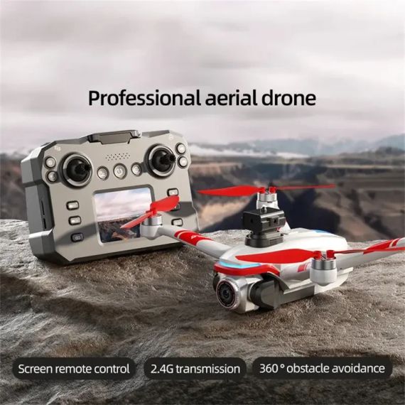 Беспроводный дрон с экранным пультом дистанционного управления FPV-камерой, оптическим позиционированием и системой управления XKJ | Зображення 1